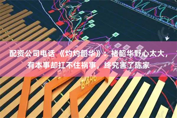 配资公司电话 《灼灼韶华》：褚韶华野心太大，有本事却扛不住祸事，终究害了陈家